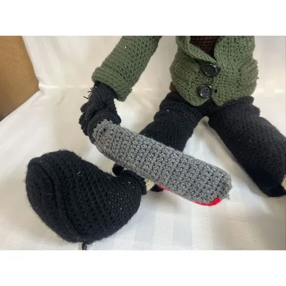 Handmade Crochet Jason Doll (38") Tall‎ - Picture 4 of 15